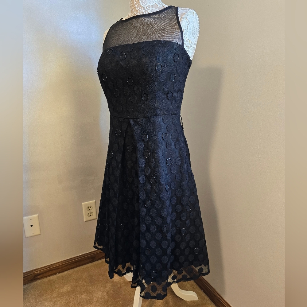 Womens Polka Dot Sandra Darren Dress Size 6